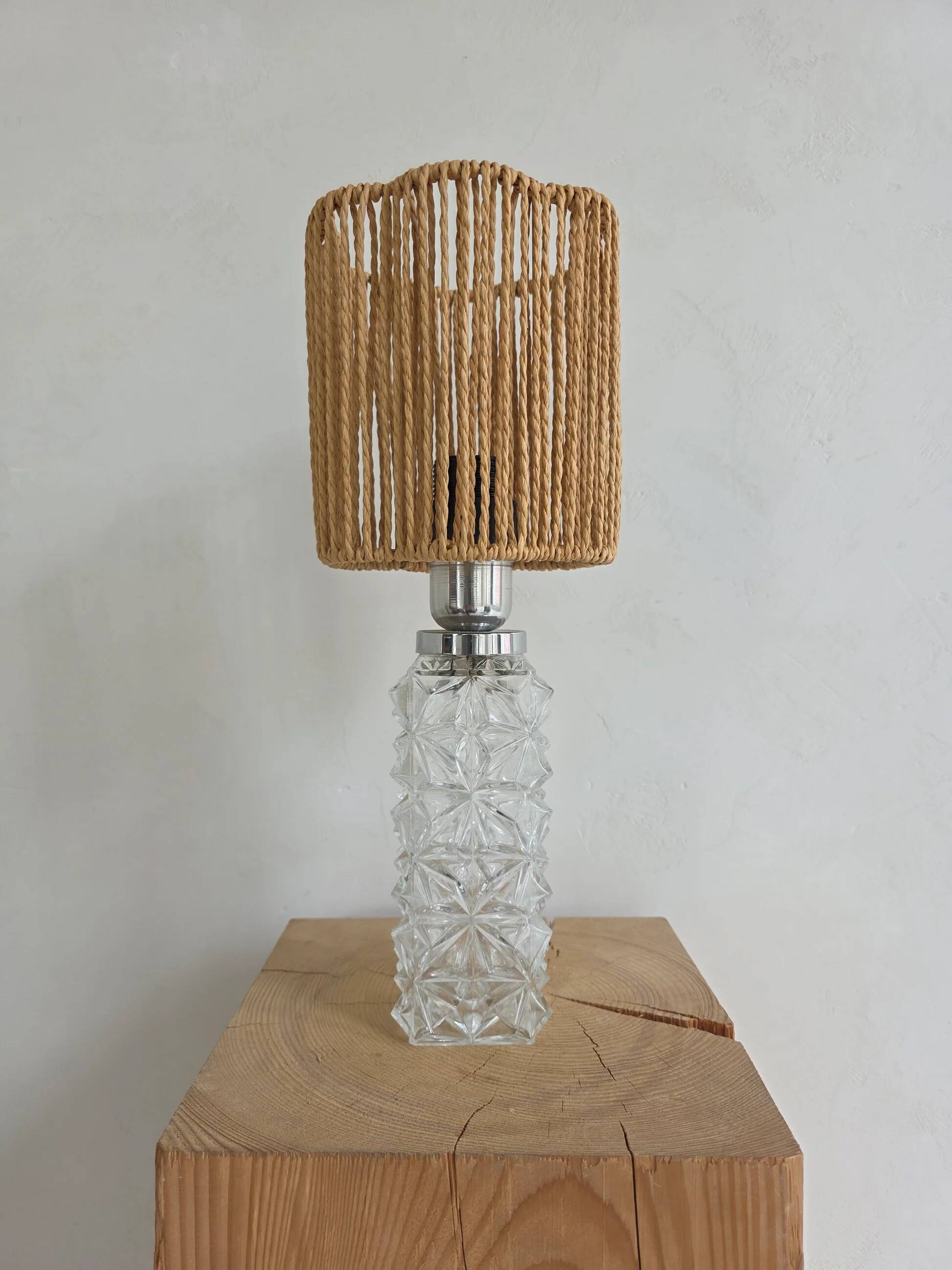 Small glass lamp