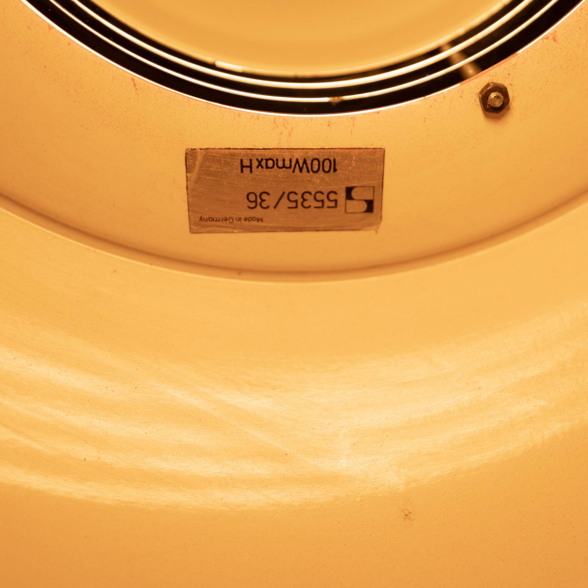 Red Scone Pendant Lamp by Kazuo Motozawa for Staff