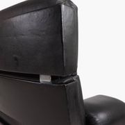 Howard Keith Kohinoor Leather Armchair with Ottoman for HK Furniture, 1970