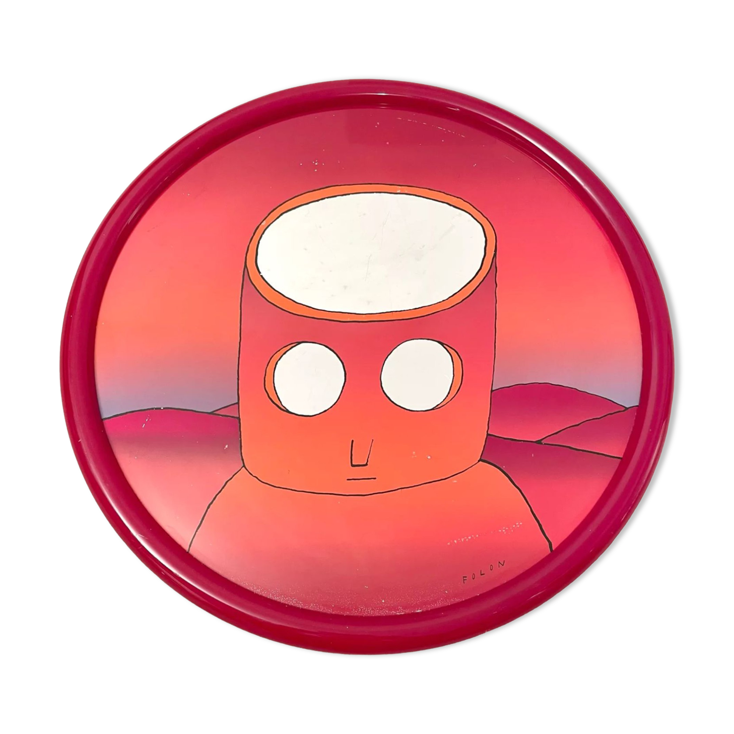 Réflexion mirror by Jean Michel Folon, 1970