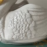 Ceramic swan planter
