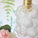Vintage Scandinavian textured glass pendant — 1960s-70s