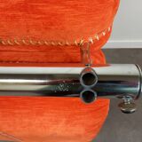 Vintage orange fireside chair