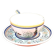 Cup / Saucer for breakfast Faïence Henriot Quimper France