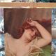 Art Nouveau woman portrait