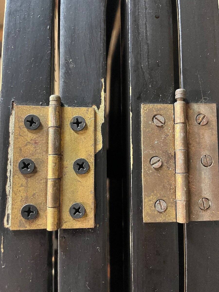 Lacquered six-panel screen, China from the 1970s.