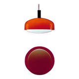 Large pending lamp by Eugenio Gentili Tedeschi model KD 62 designed for Kartell in 1965