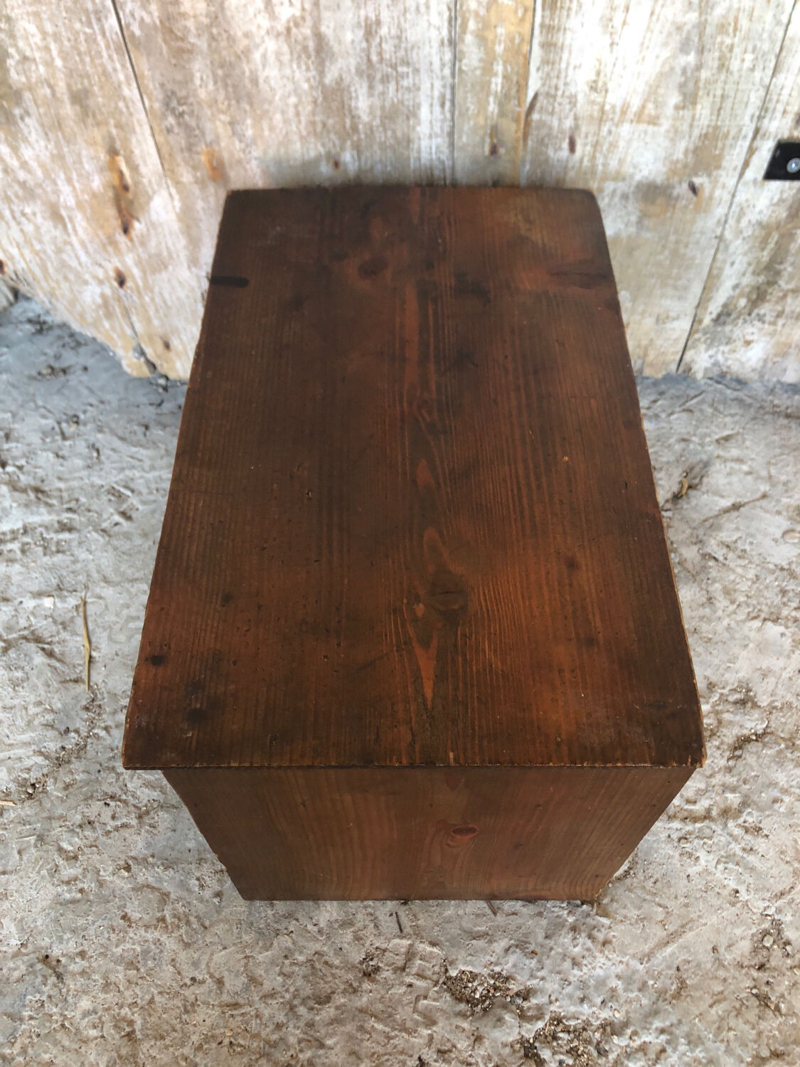 Vintage wood document holder locker#a118