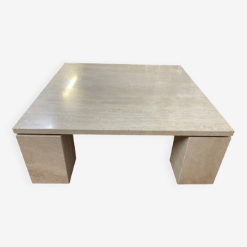 Travertine coffee table from the 70s