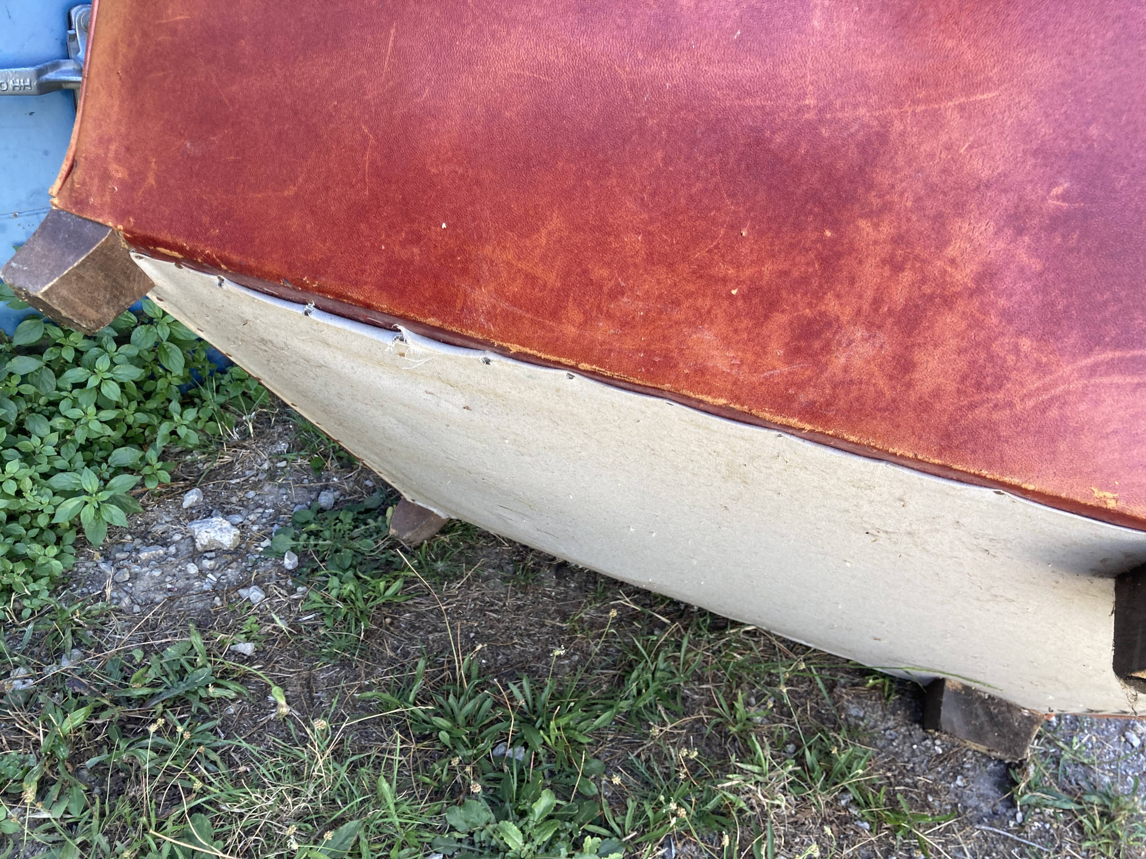 Pair of vintage club armchairs