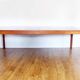 Table scandinave extensible en teck 4 à 10 personnes