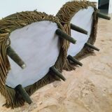 Paire de fauteuils crapauds