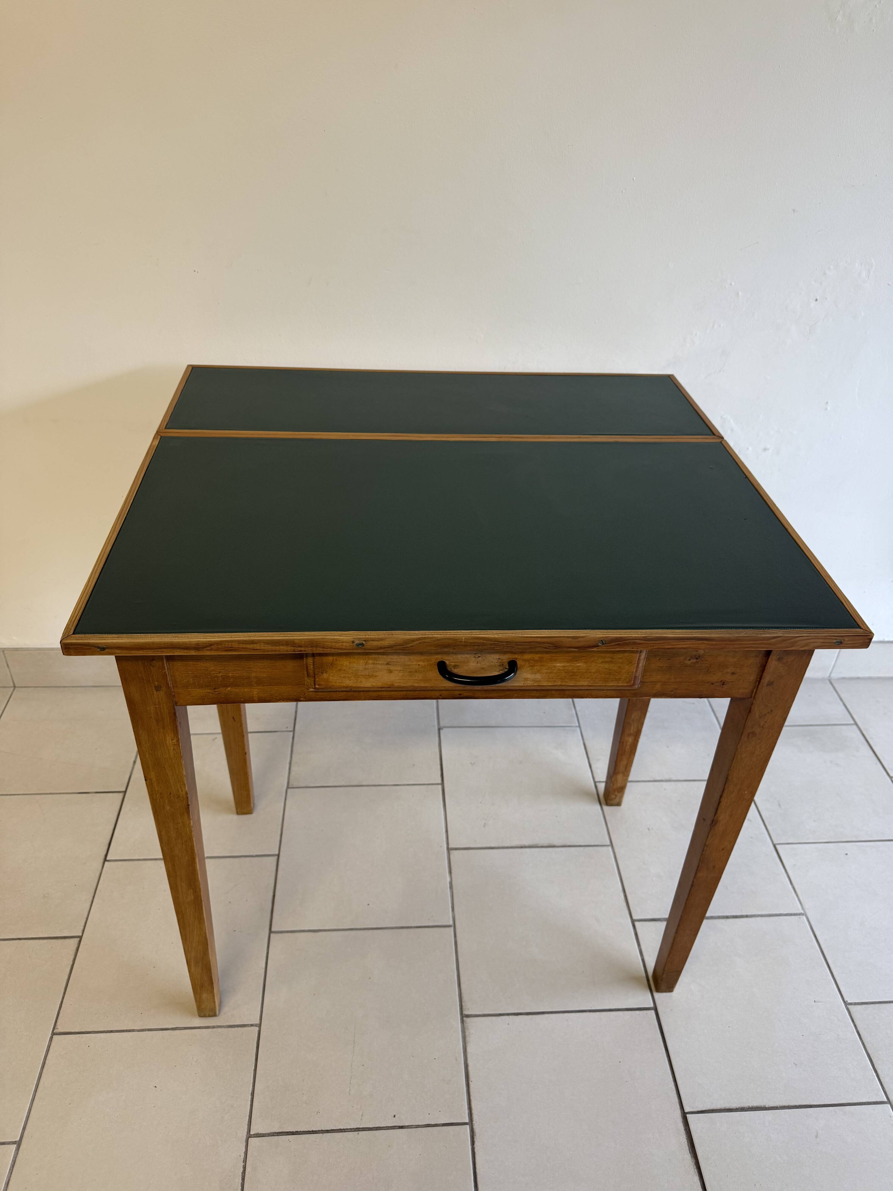 Bureau écolier bois vintage