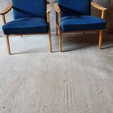 Pair of scandinavian armchairs 1970