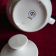 Cafetière en porcelaine de colditz germany décor fleurs vintage