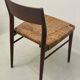 4x MidCentury Papercord Chairs by Hartmut Lohmeyer for Wilkhahn