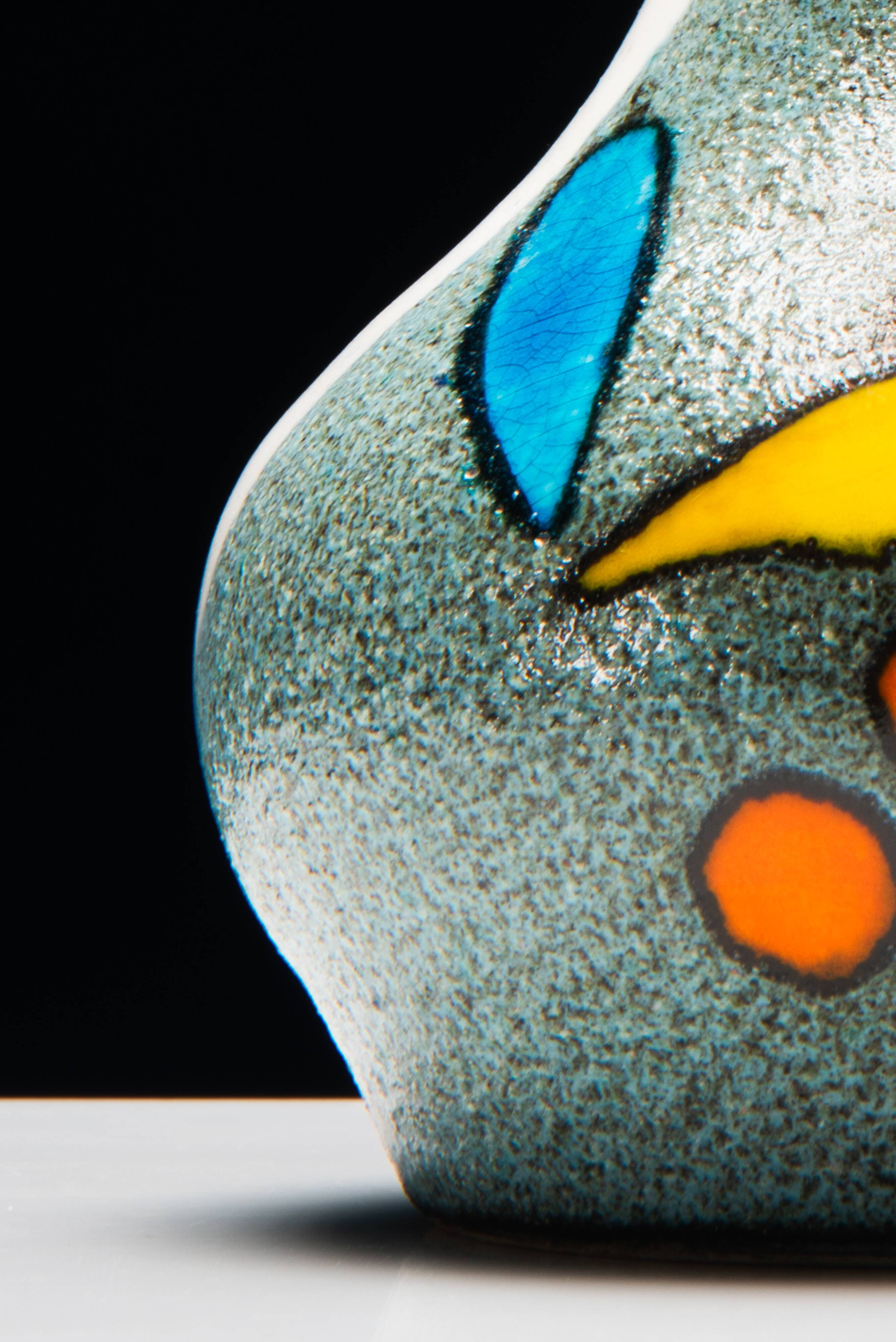 Ceramic Vase - 1950's- France - Gilbert Valentin & Les Archanges