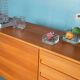 Vintage blond sideboard 60s minimalist credenza