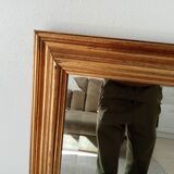 Vintage gold mirror beveled glass 47.5*37.5