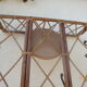 locker room wearing coat hook mirror rattan wicker 1960 1970