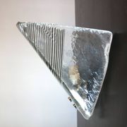 Applique en verre de Murano glacé Vetri, 1970