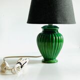 Green ceramic lamp 90s