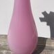 Grand vase fleur opaline rose