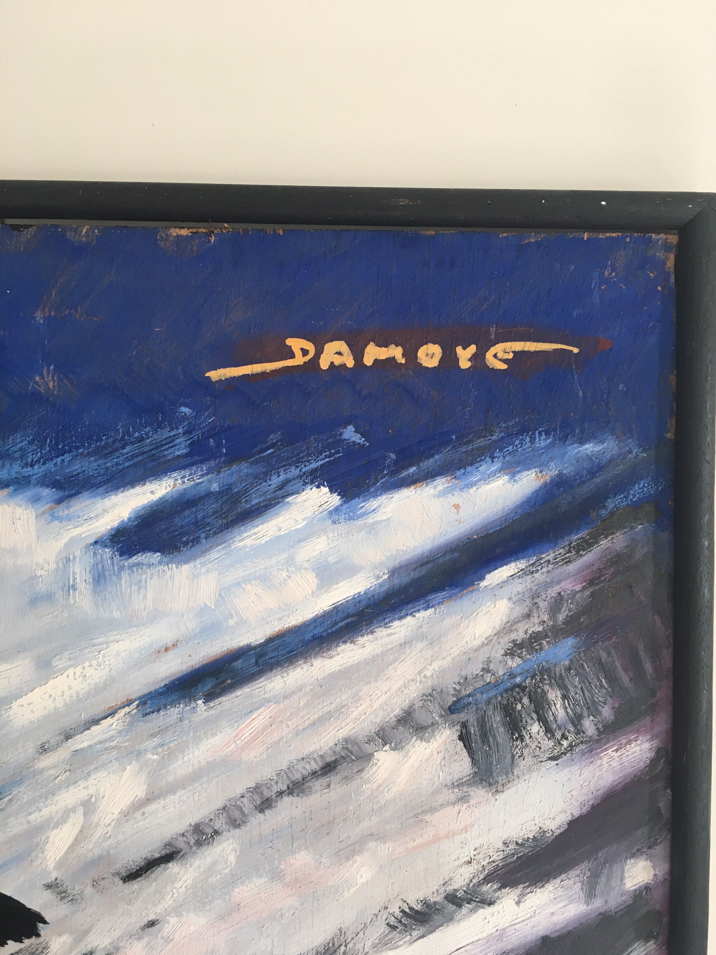 Painting "blue composition" by Damoye