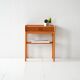 Scandinavian oak and teak nightstand, 1960s