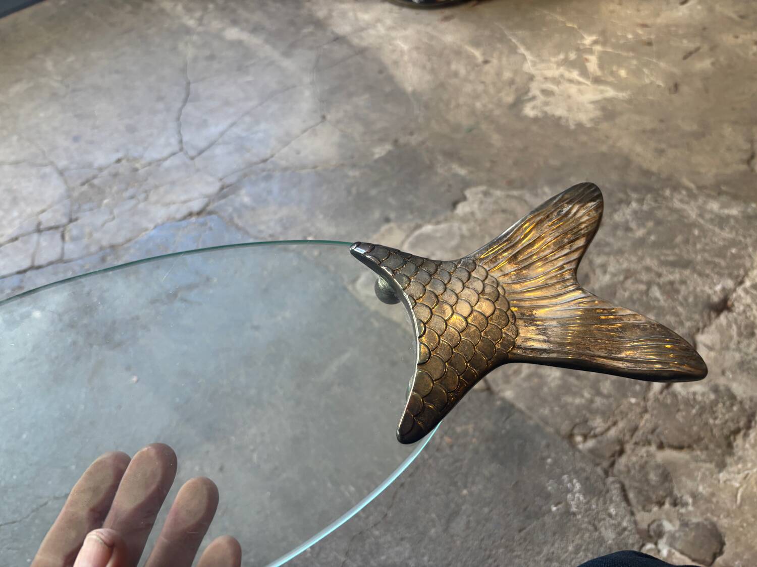 Fish serving dish