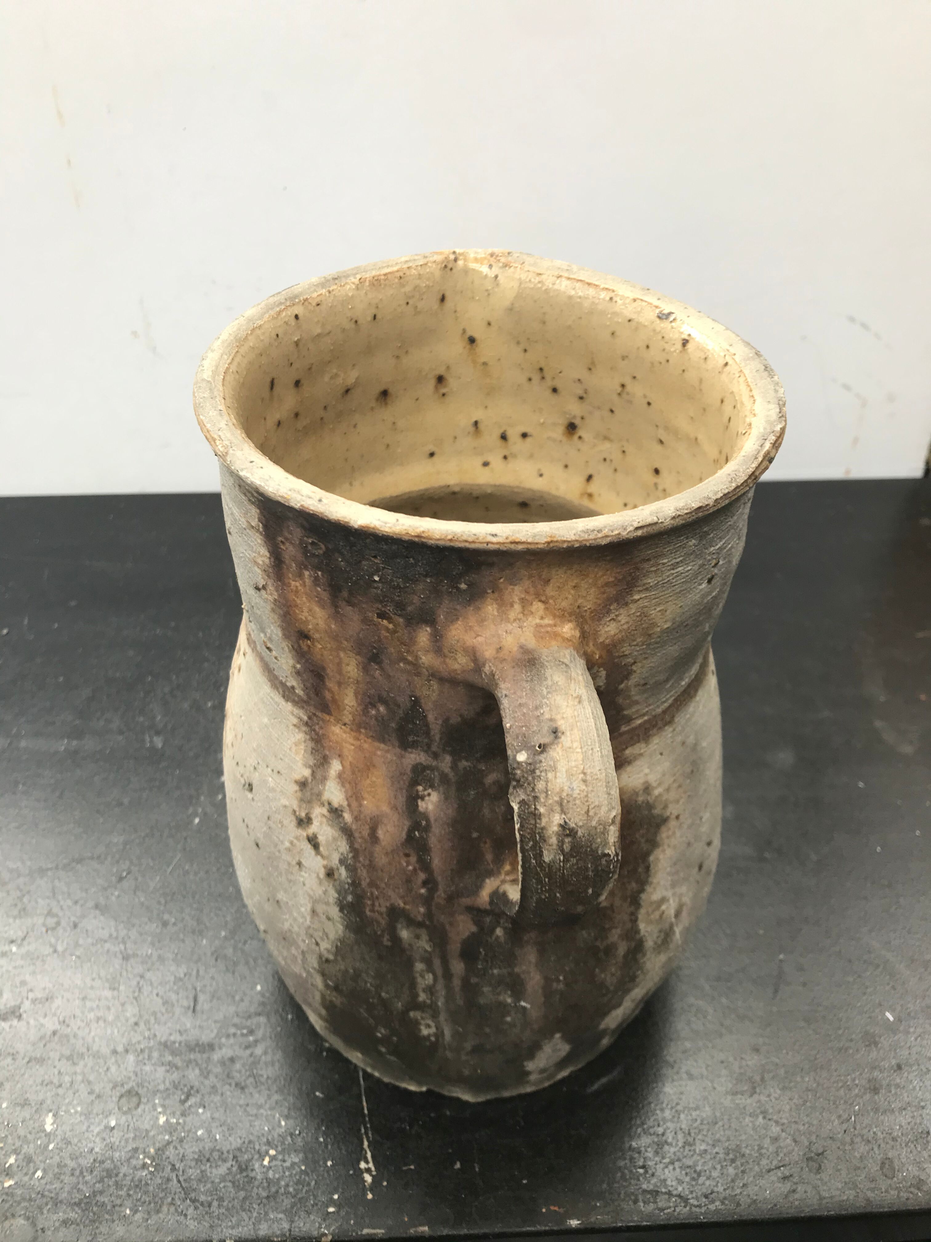 Former natural sandstone pitcher 50s vintage