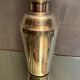 Shaker en métal argenté