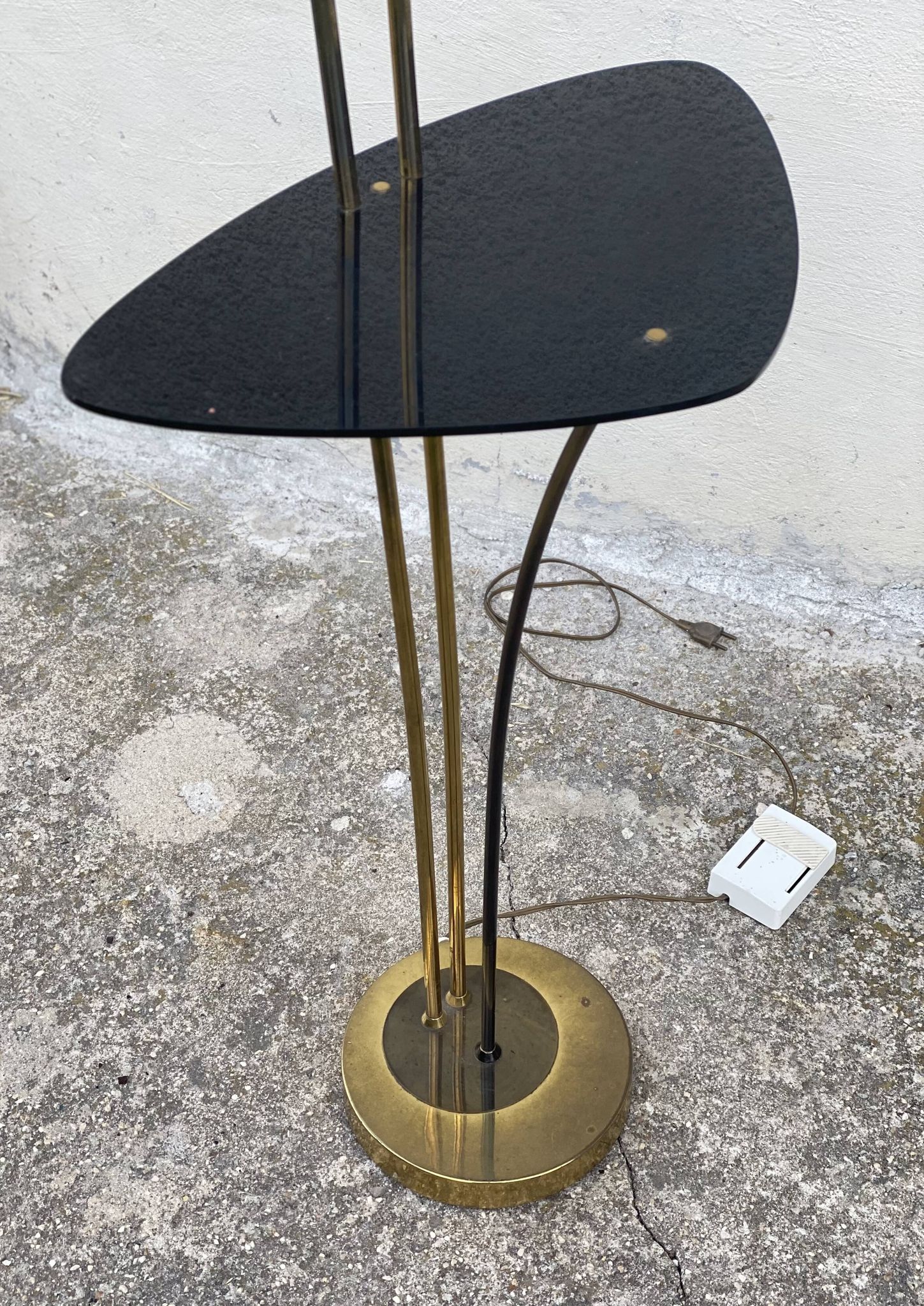 Arlus vintage 1950 reed floor lamp