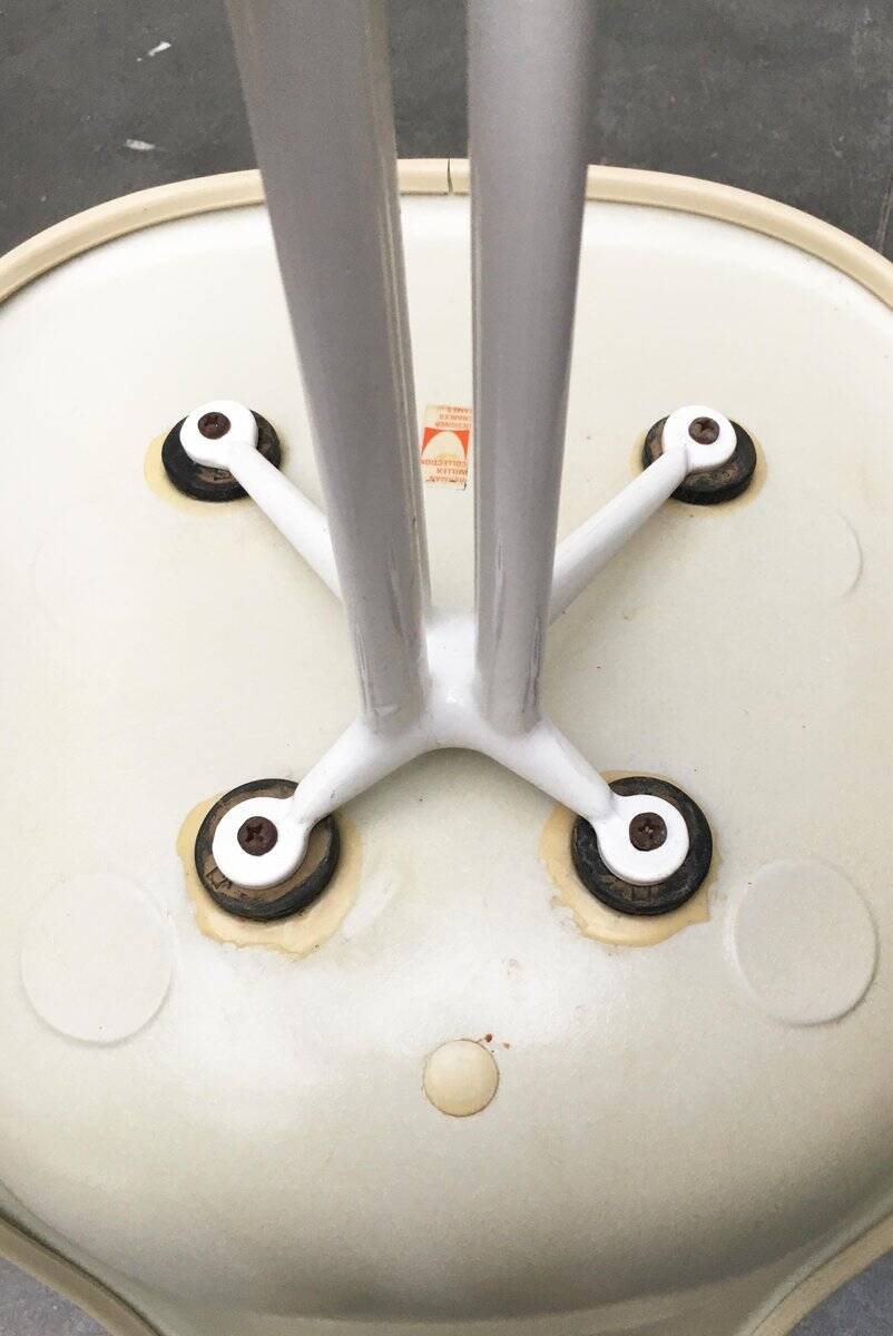 Mid-century fiberglass accent chair set with La Fonda base by Charles & Ray Eames for Herman Miller.