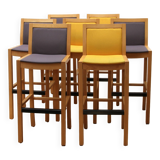Set of 7 Segis designer stools