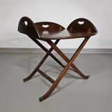 Plateau de service/plateau de majordome/table d'appoint pliable victorienne