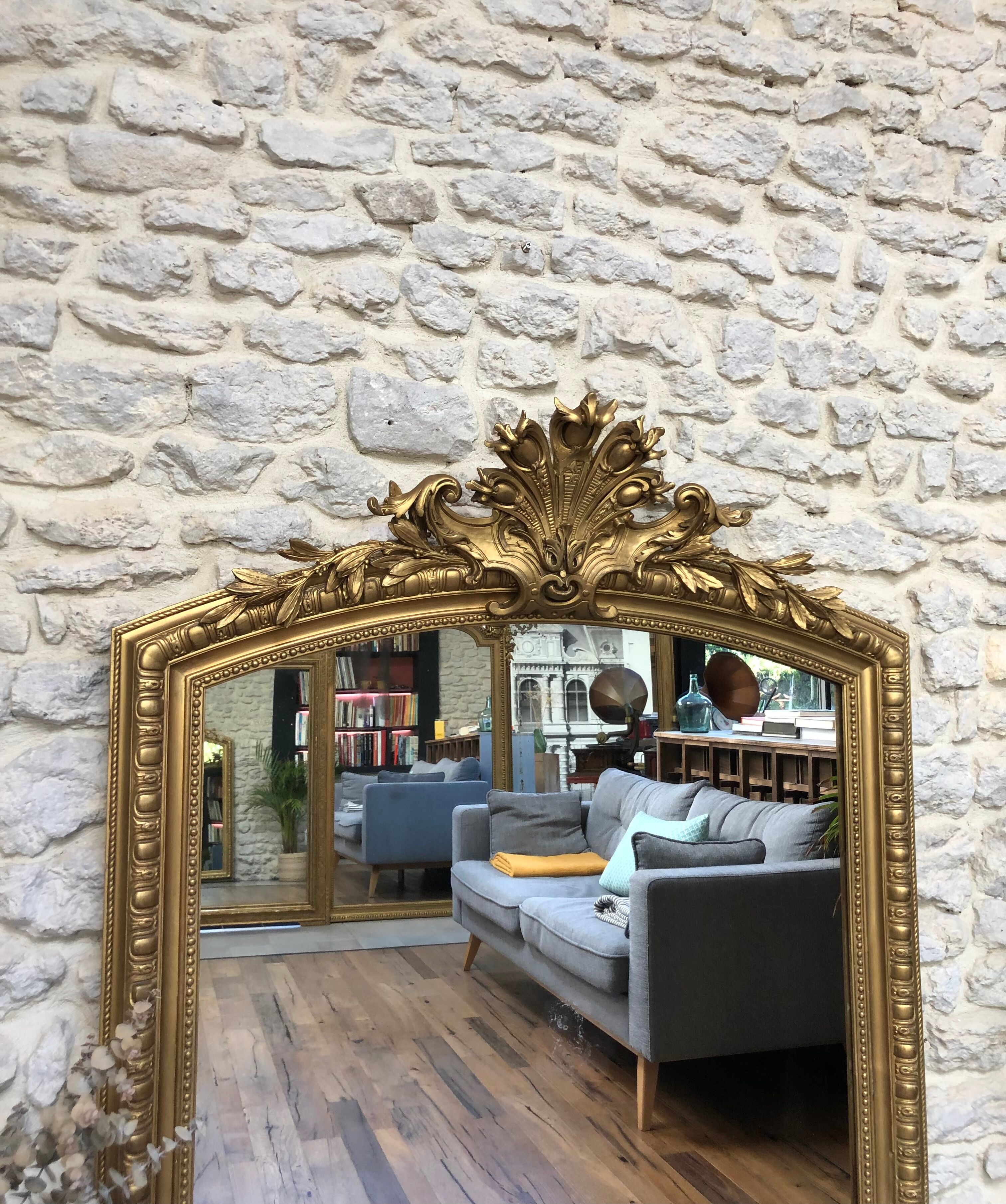 Pediment mirror 154cm/99cm