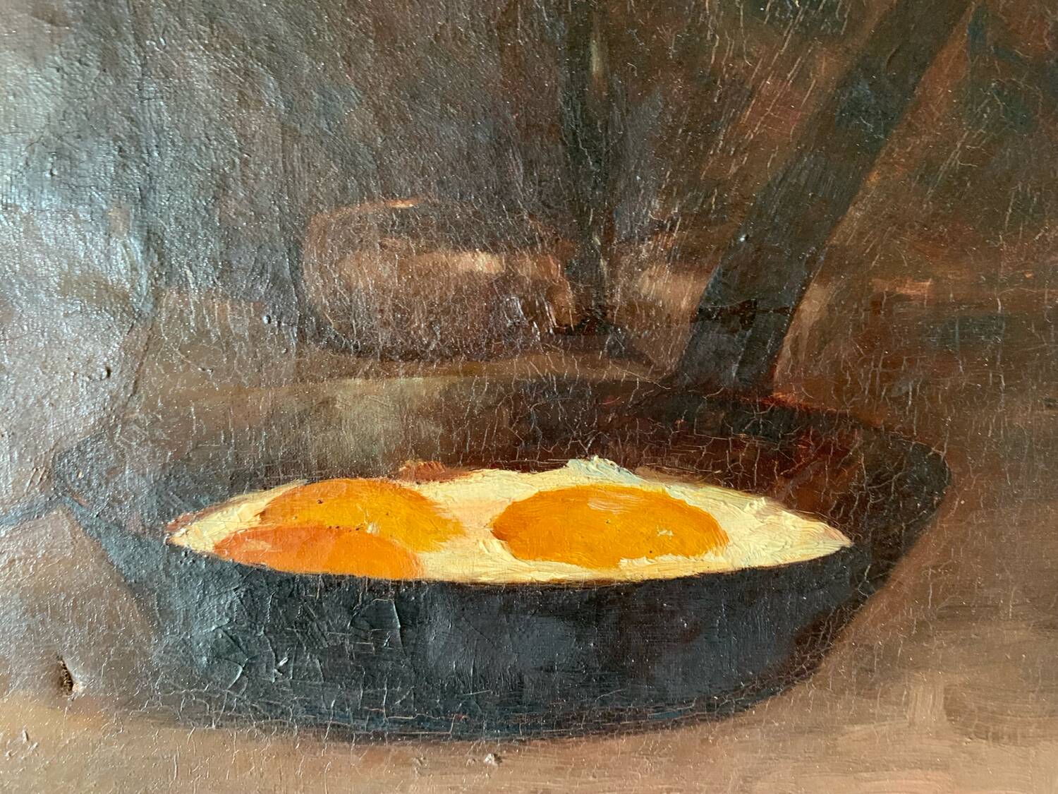 Old nature painting mirte kitchen