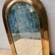 Brass mirror 45x29cm