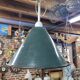 Green and white enamelled suspension