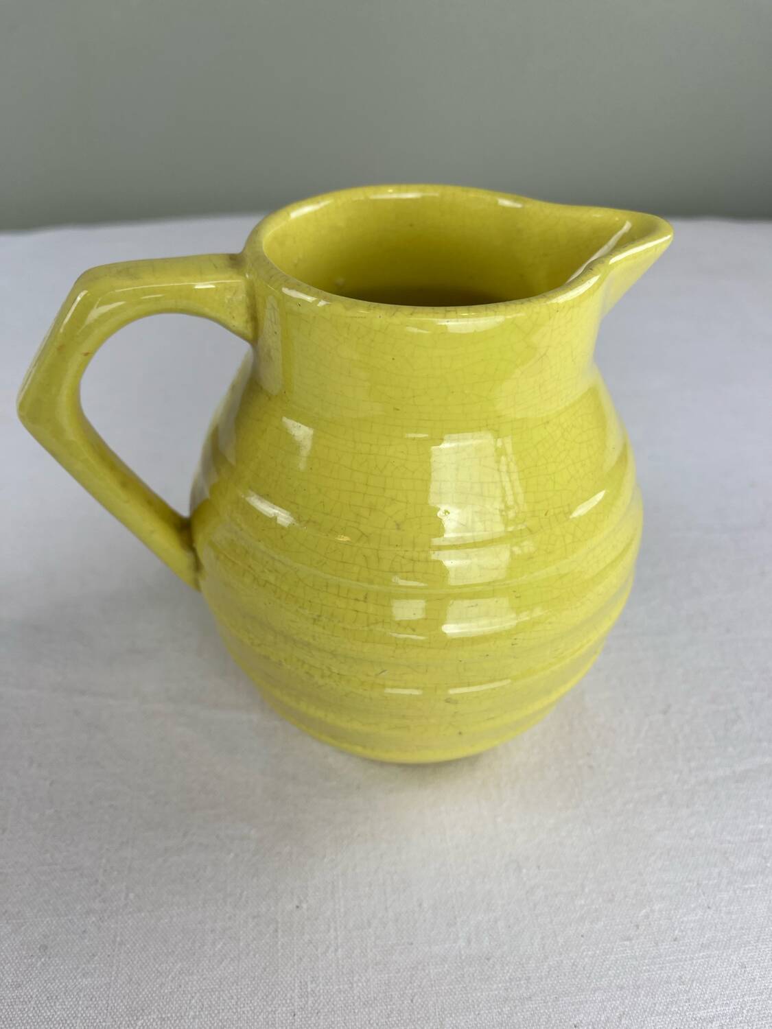 Old yellow carafe