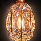 Murano glass hand-blown pendant light, mid-20th century