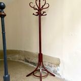 Parrot coat rack in arched beech