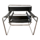 Fauteuil Wassily par Marcel Breuer noir