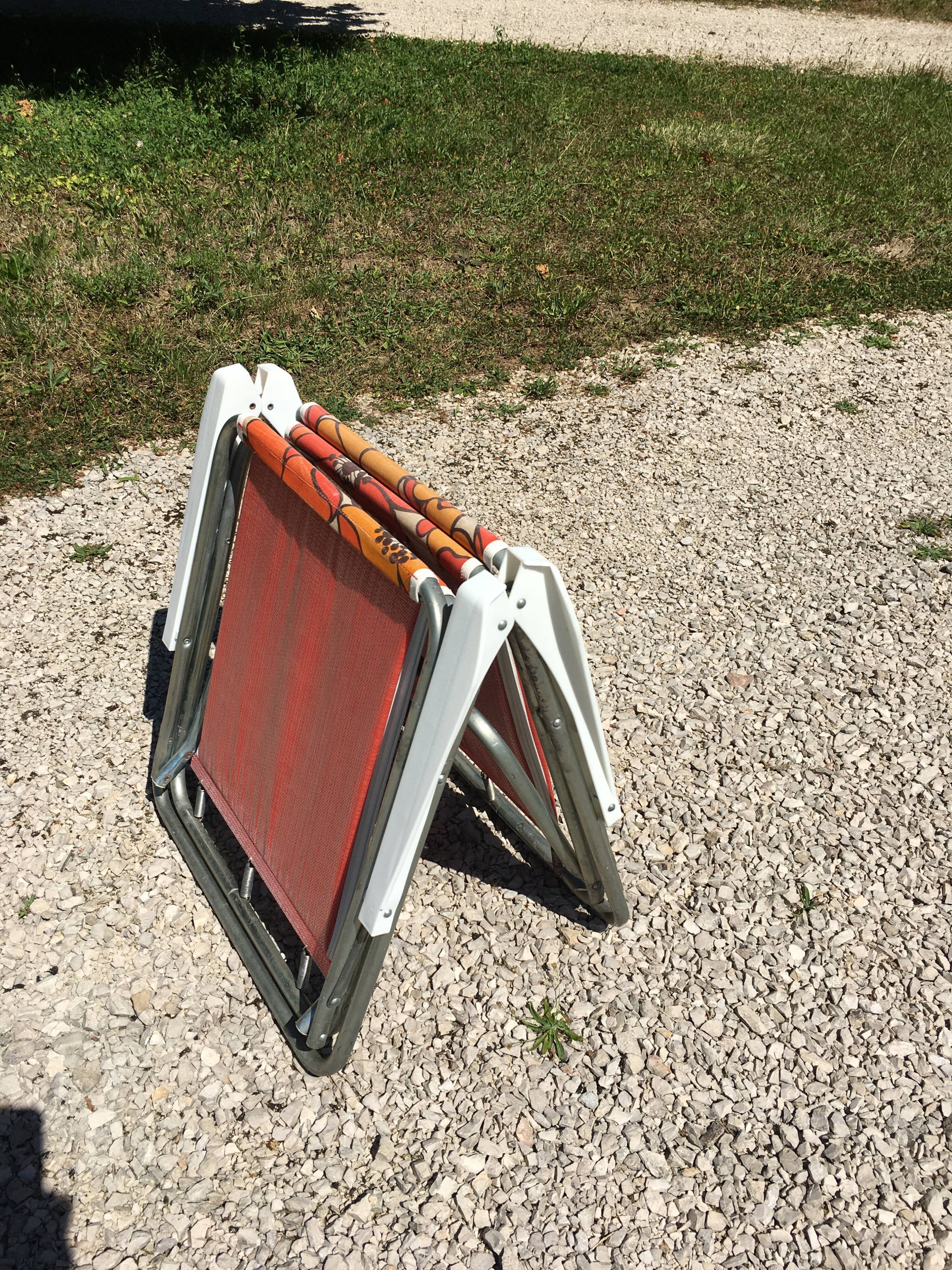 Pair of vintage camping chairs