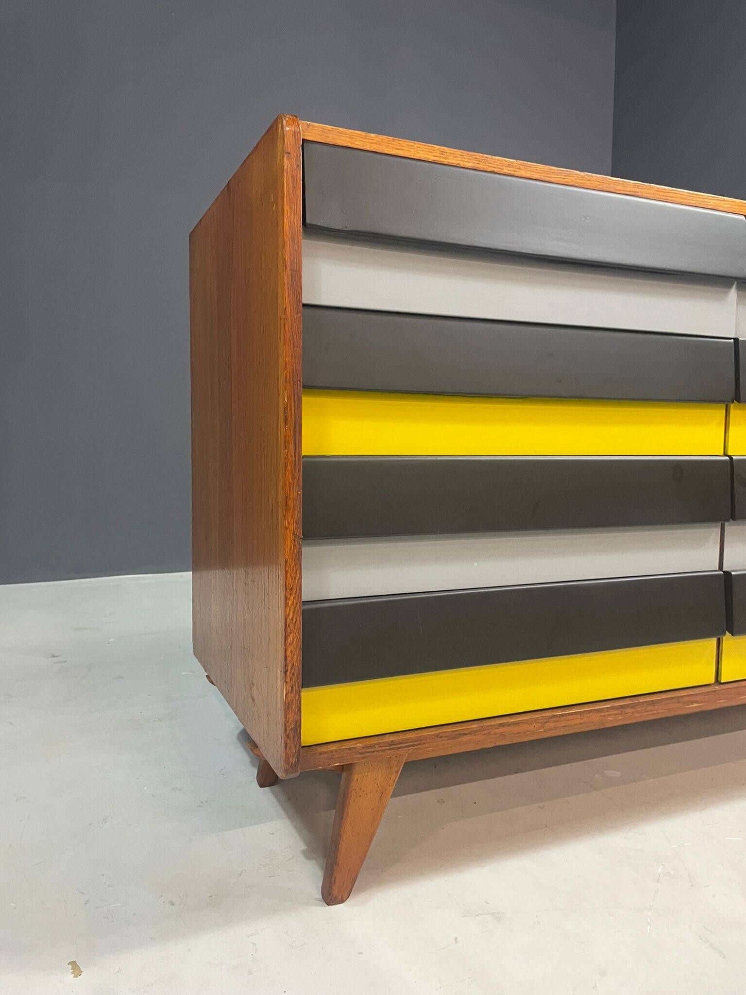 Jiří Jiroutek chest for Interiér Praha, model U-452, Czechoslovakia 1960s