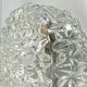Wall light ceiling round glass minimalist 1970 1980 seventies eighties