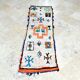 Moroccan Berber rug Boujaad vintage hallway 225 x 67 cm