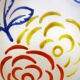 Art Deco vase in primary colors