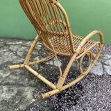Rocking chair rattan